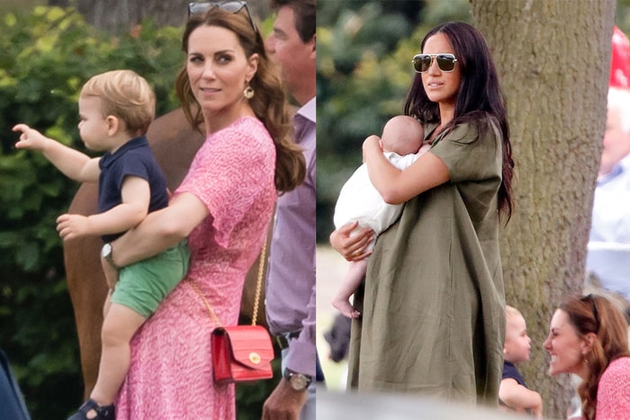 路易小王子表情太趣怪,逗得 Kate Middleton 與 Meghan Markle 笑逐顏開