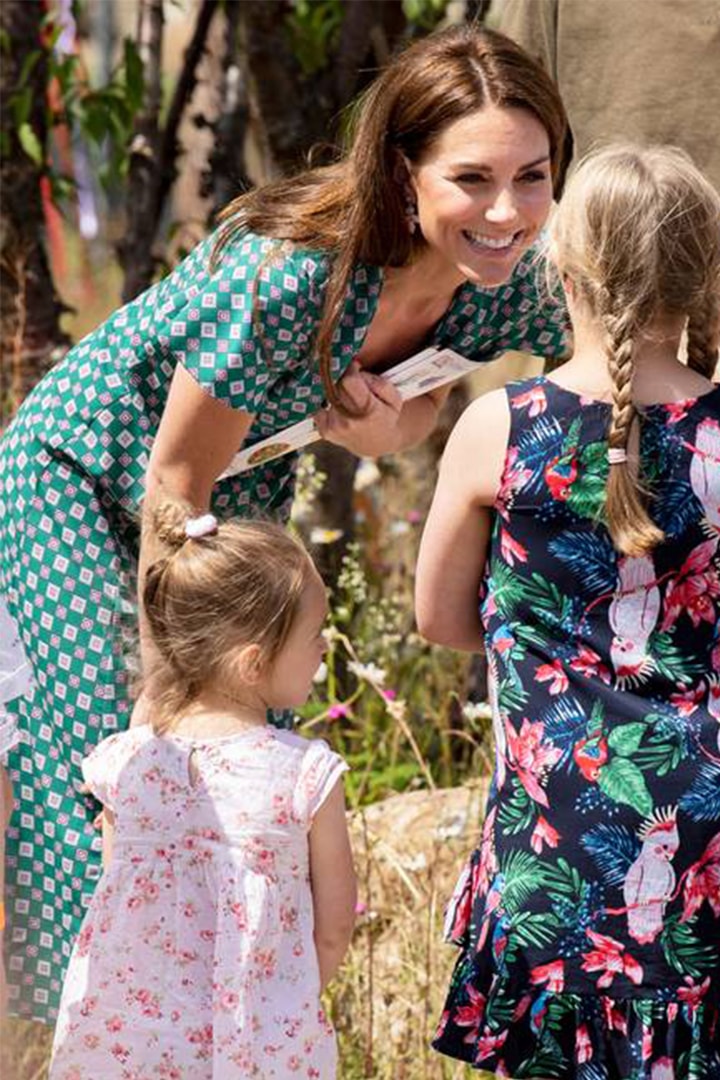 Kate Middleton Garden midi printed Dress