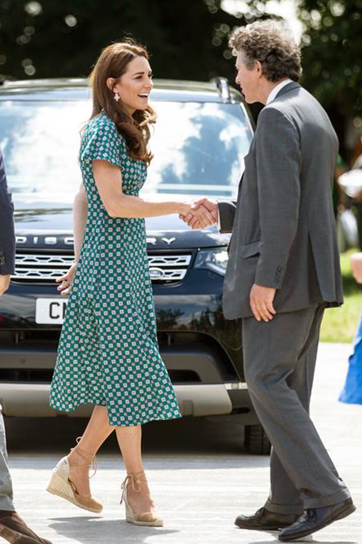 Kate Middleton Garden midi printed Dress