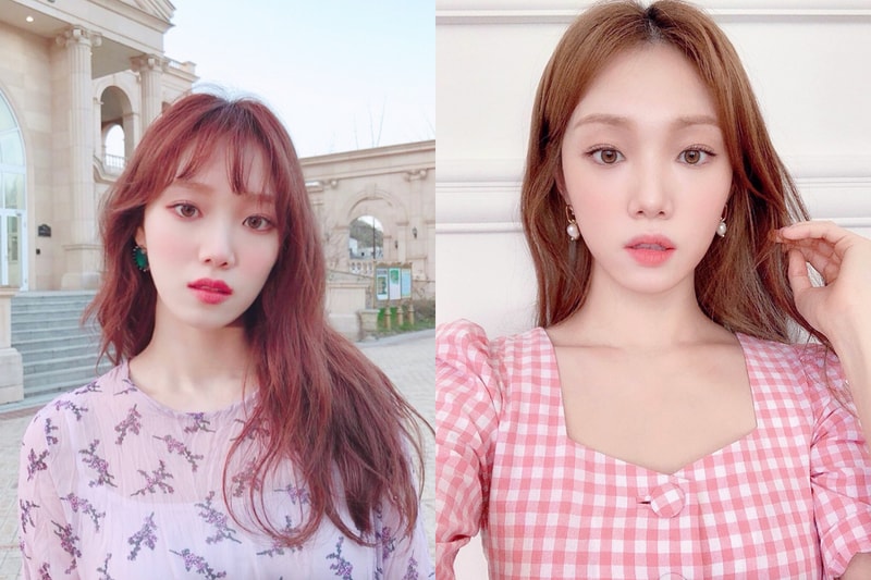 Lee Sung Kyung Biblee hair colour trend 2019 celebrities hairstyles korean idols celebrities actresses models