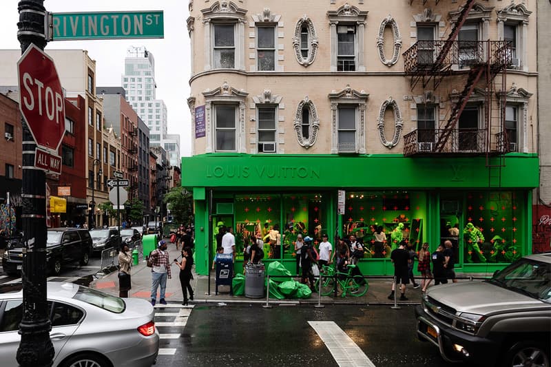 Louis Vuitton New York Pop-Up Slime-Green