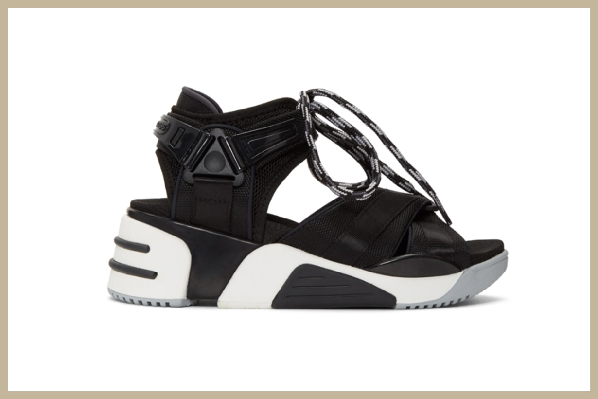 Marc Jacobs Black Somewhere Sport Sandals