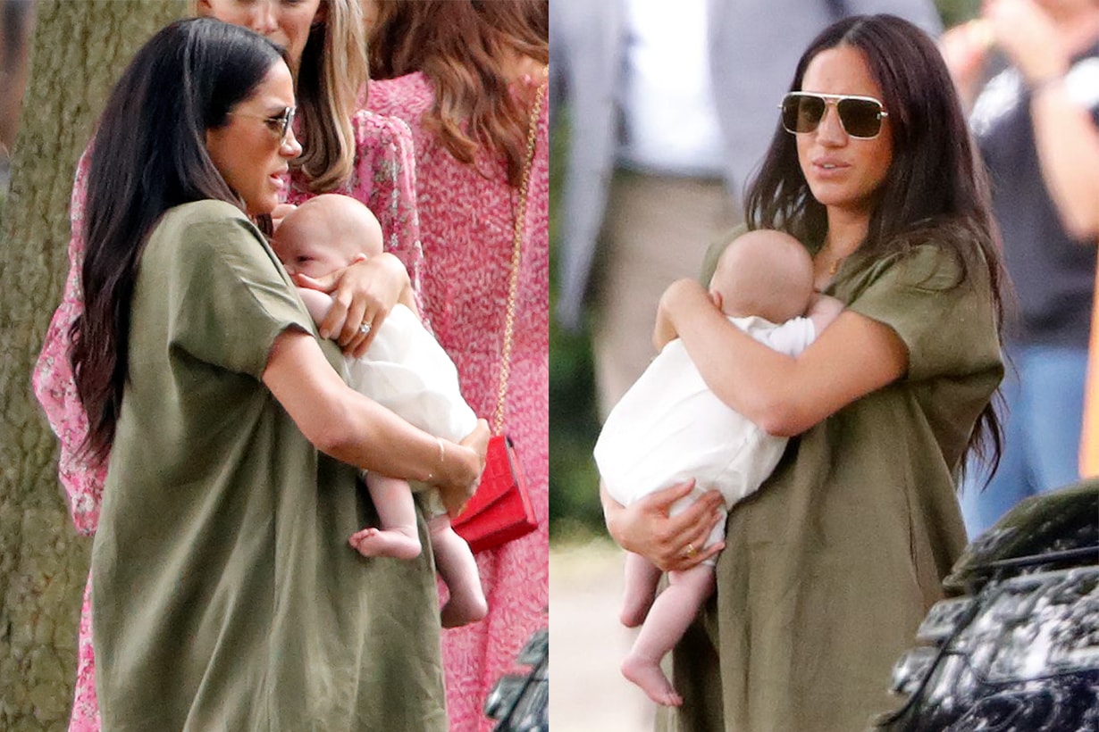 Meghan Markle Holds Archie On Prince Harry’s polo match