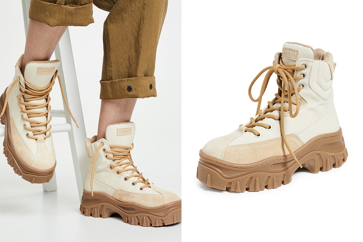 MSGM Hi-Top Traktor Boots