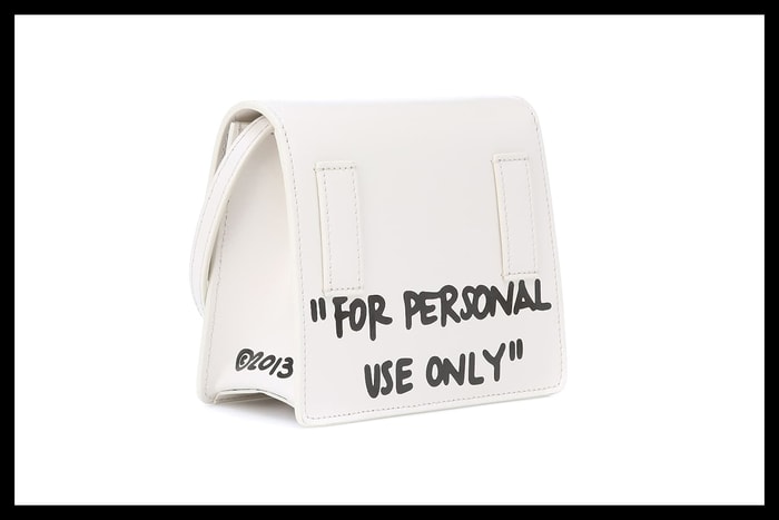 小心被搶!Off-White 新推出的手袋,竟大膽印上這句標語?