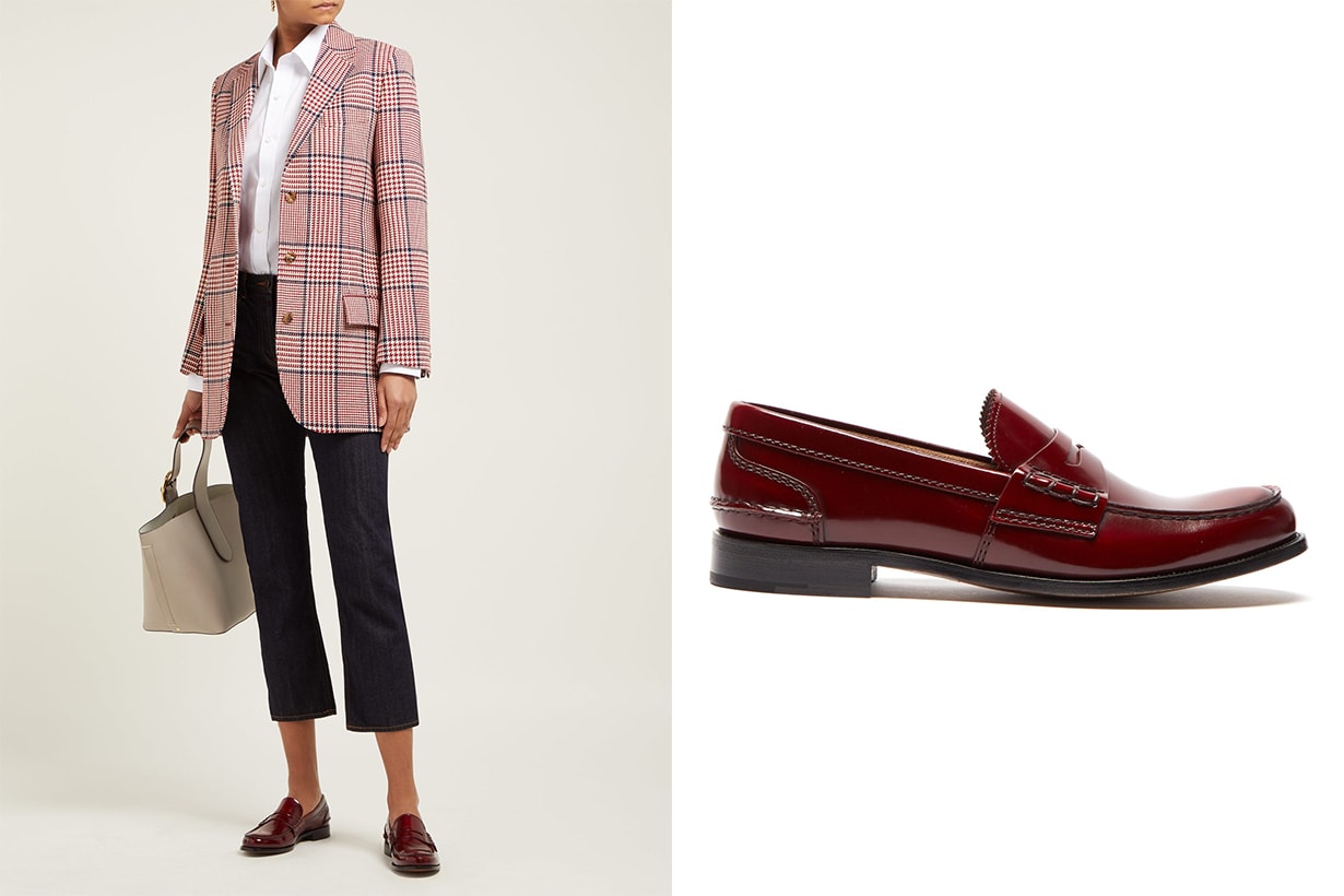 Pembrey Leather Penny Loafers