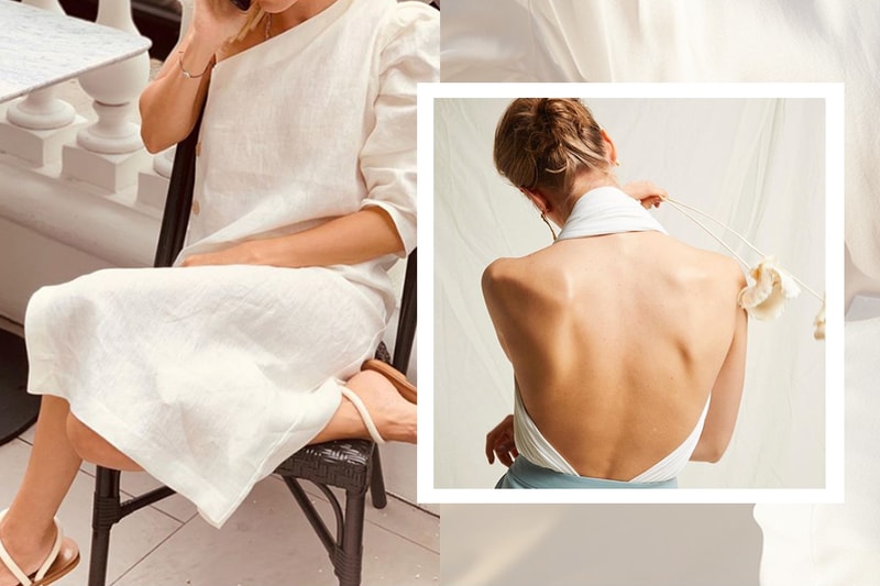 Piece Of White White Dress White Shirt