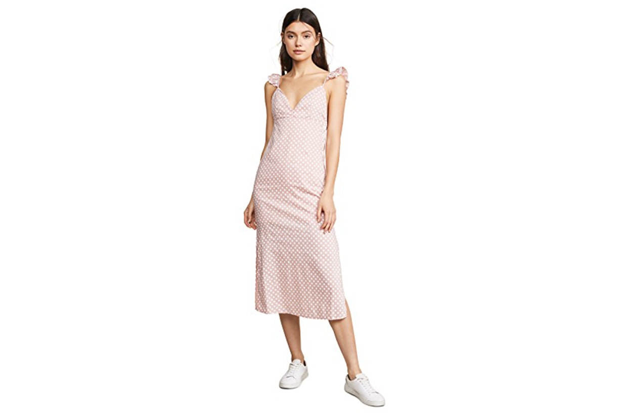 ENGLISH FACTORY Polka Dot Slip Dress