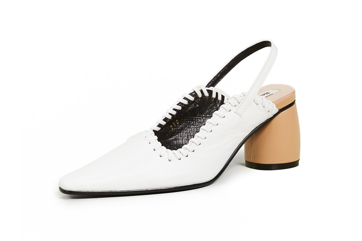 Reike Nen Curved Middle Slingback Pumps