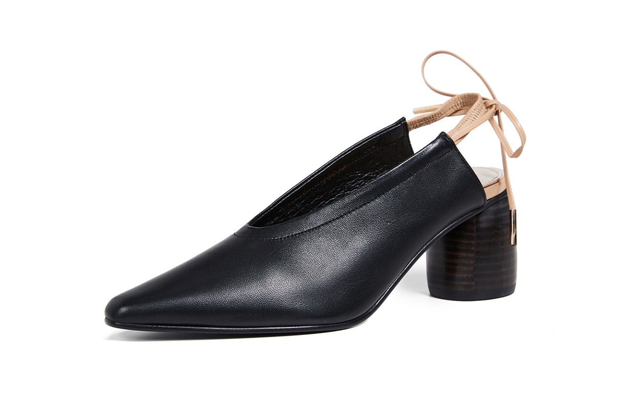 Ribbon Slingback Pumps