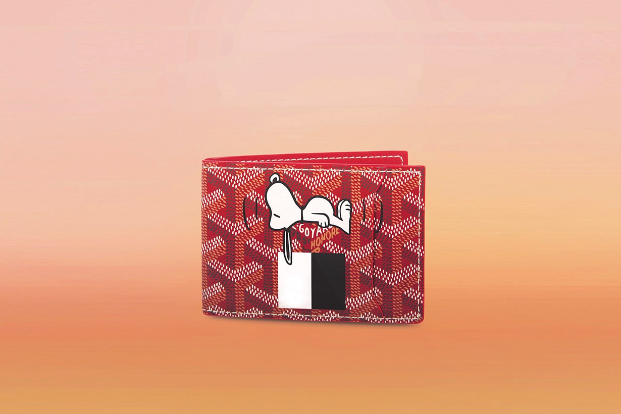 Goyard x Snoopy collection in Japan