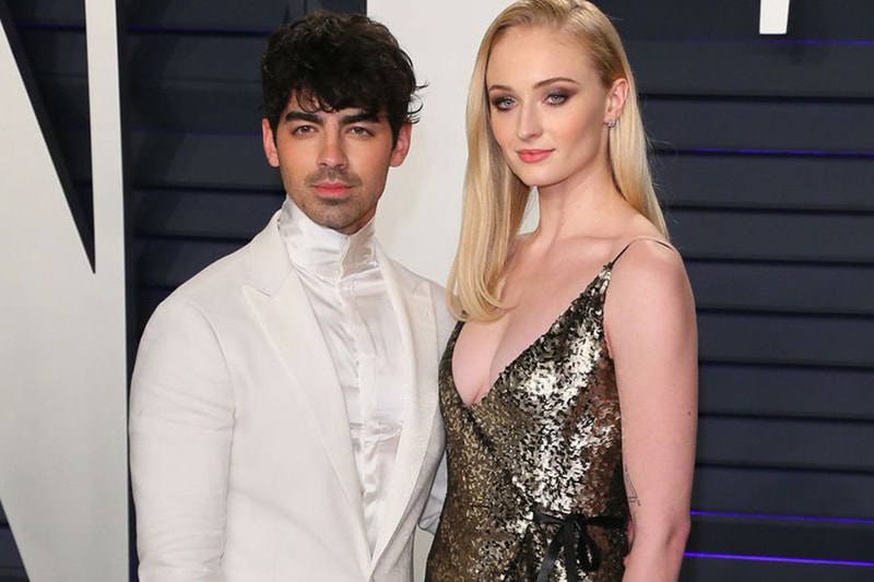 Sophie turner wedding dress Louis Vuitton Nicolas ghesquiere