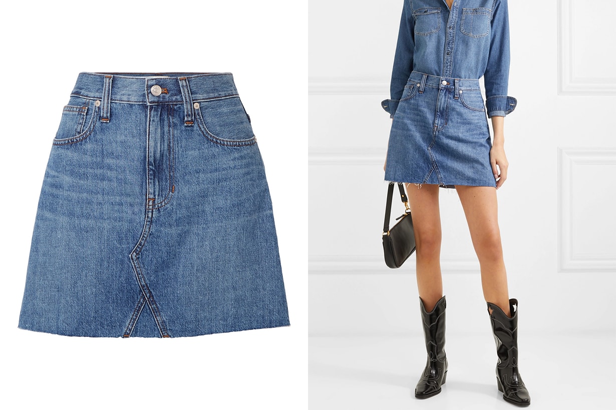 Jean Skirt Outfits Are Back