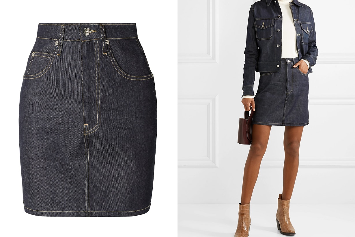 Jean Skirt Outfits Are Back