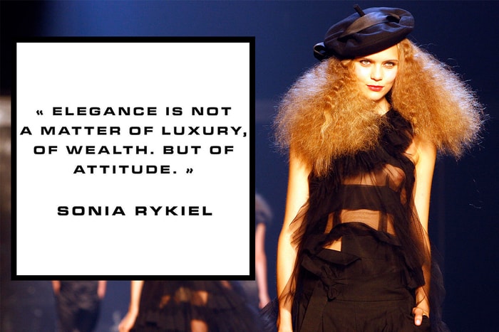 巴黎品牌 Sonia Rykiel 面臨清盤,意味着品牌的檔案將被出售⋯⋯