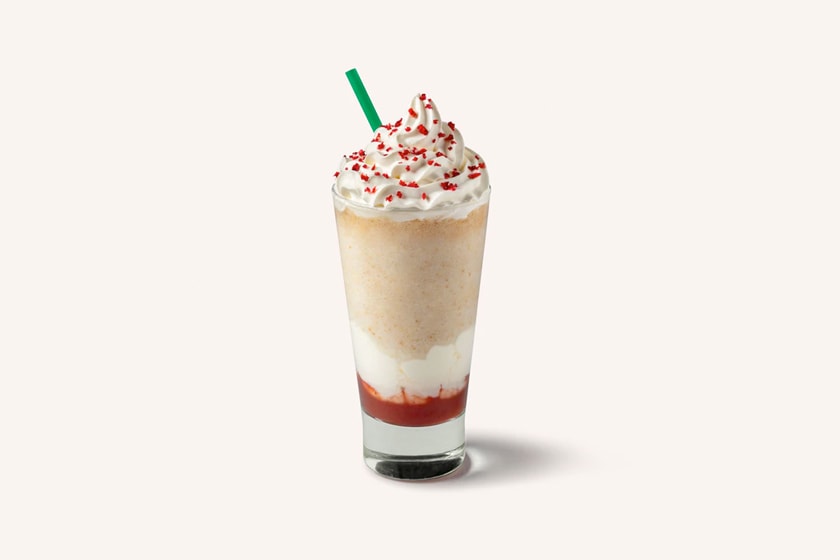 strawbetty donut Frappuccino starbucks limited uk where