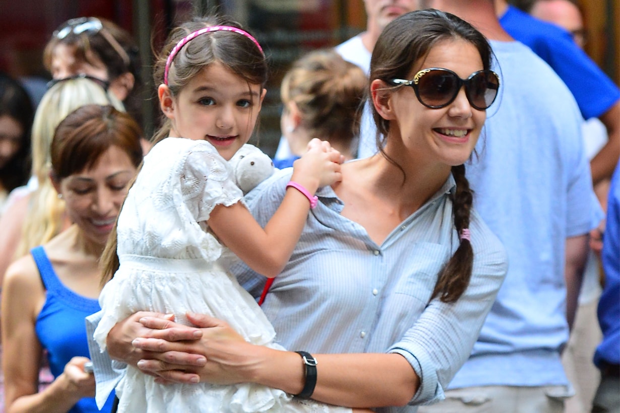 Tom Cruise Katie Holmes Suri Cruise 13 years old teenagers New York City street style celebrities style