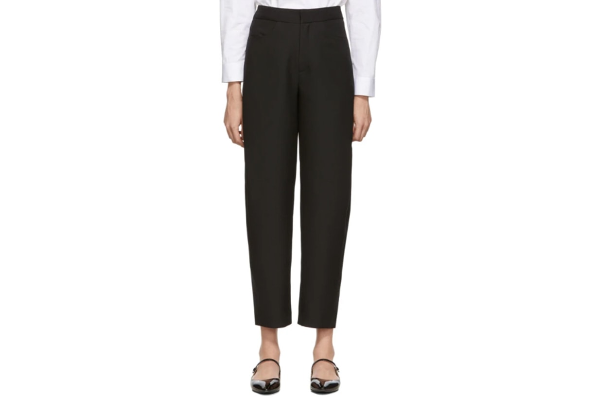 Totême Black Novara Trousers