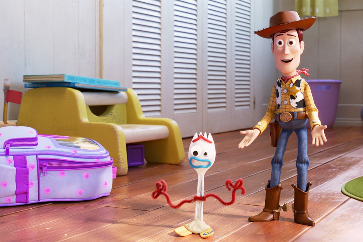 Toy Story 4 Forky Woody Buzz Lightyear Disney+ Forky Asks A Question To Infinity and beyond Disney Pixar movie cartoon
