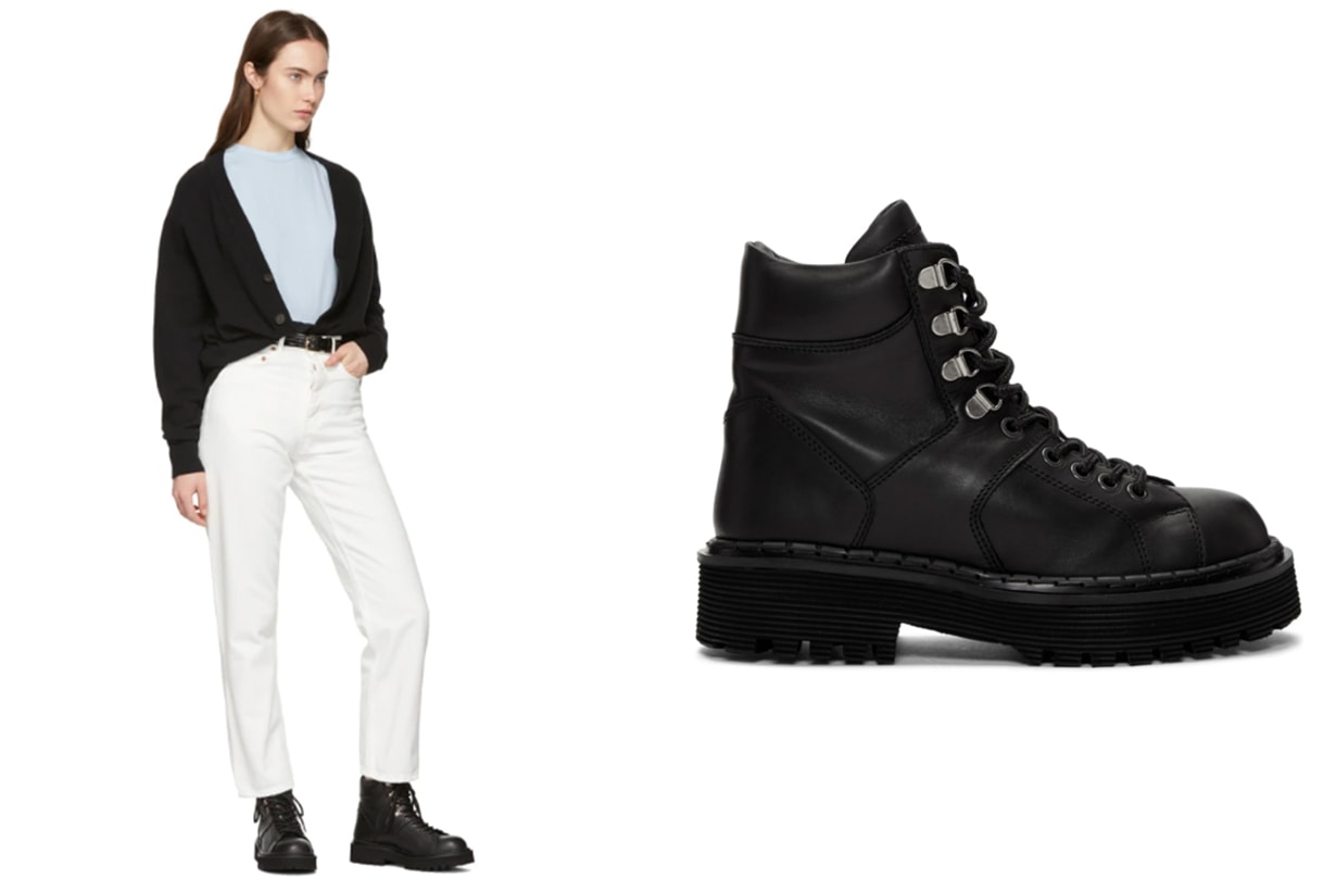 Won Hundred Black Mila Hiking Boots