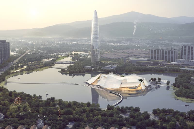 yiuw china theater floating boat mad design