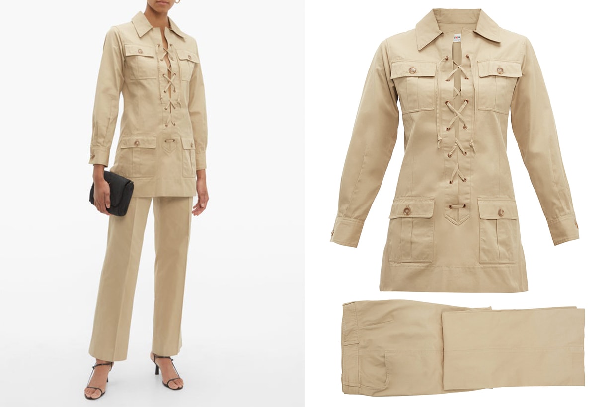 Yves Saint Laurent 1968 Safari Gabardine Suit