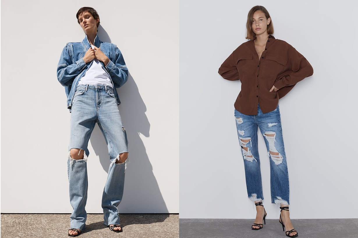 Zara Ripped Jeans