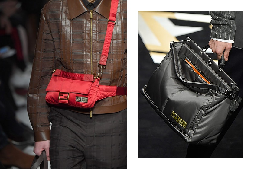 Fendi x Porter Baguette Peekaboo Bag