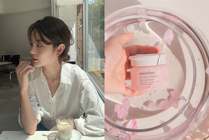 素顏也想美美出門:韓國爆紅的 innisfree 櫻花素顏霜,一邊保養還能有好氣色!