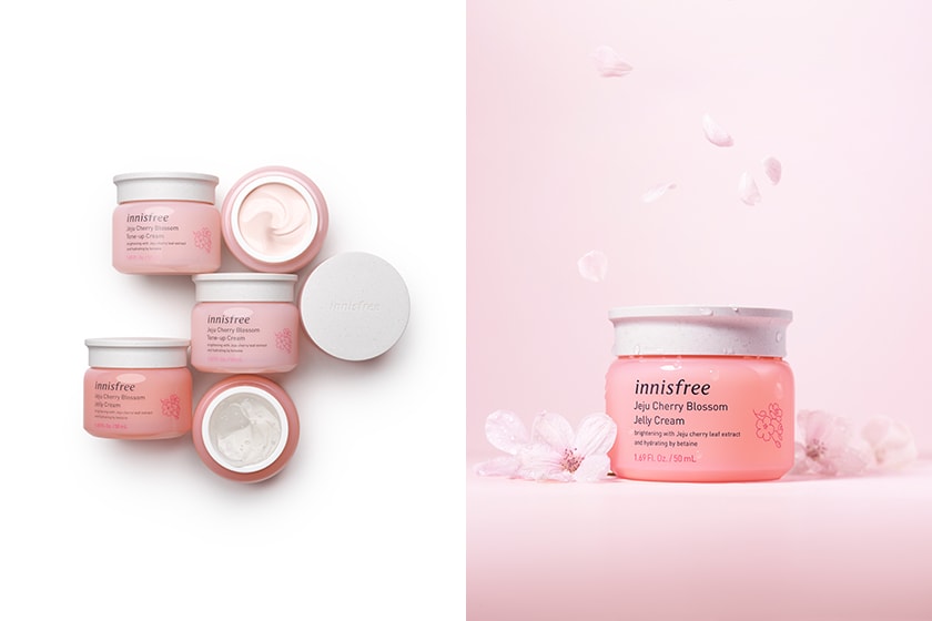 innisfree Jeju Cherry Blossom Tone-up Cream Eyeshadow Palette