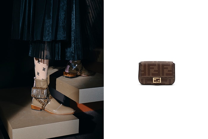扣在鞋上太可愛:Fendi 經典 Baguette 手袋,沒想到也推出了「迷你」尺寸!