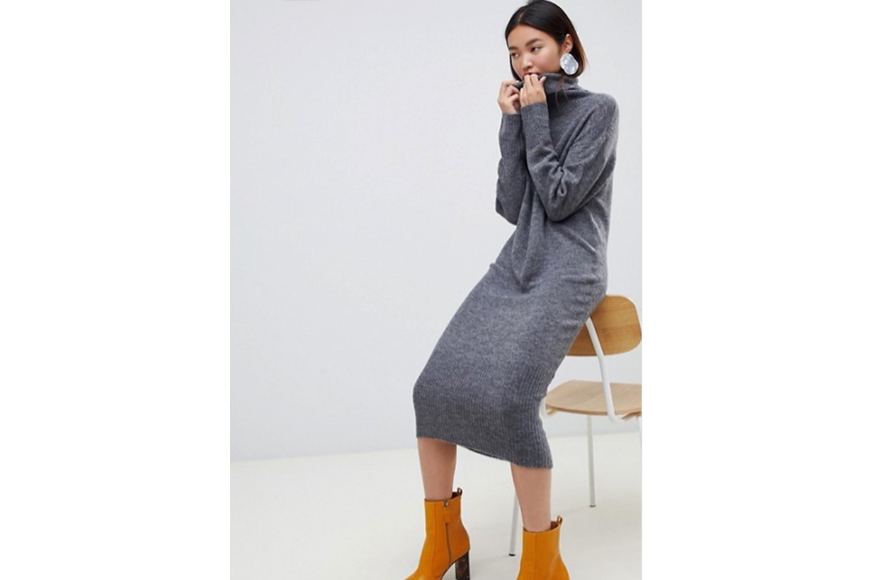ASOS DESIGN Midi Knit Dress