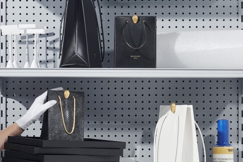 alexander wang bvlgari new york Serpenti collabration handbag