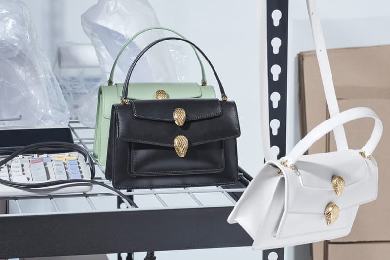 alexander wang bvlgari new york Serpenti collabration handbag