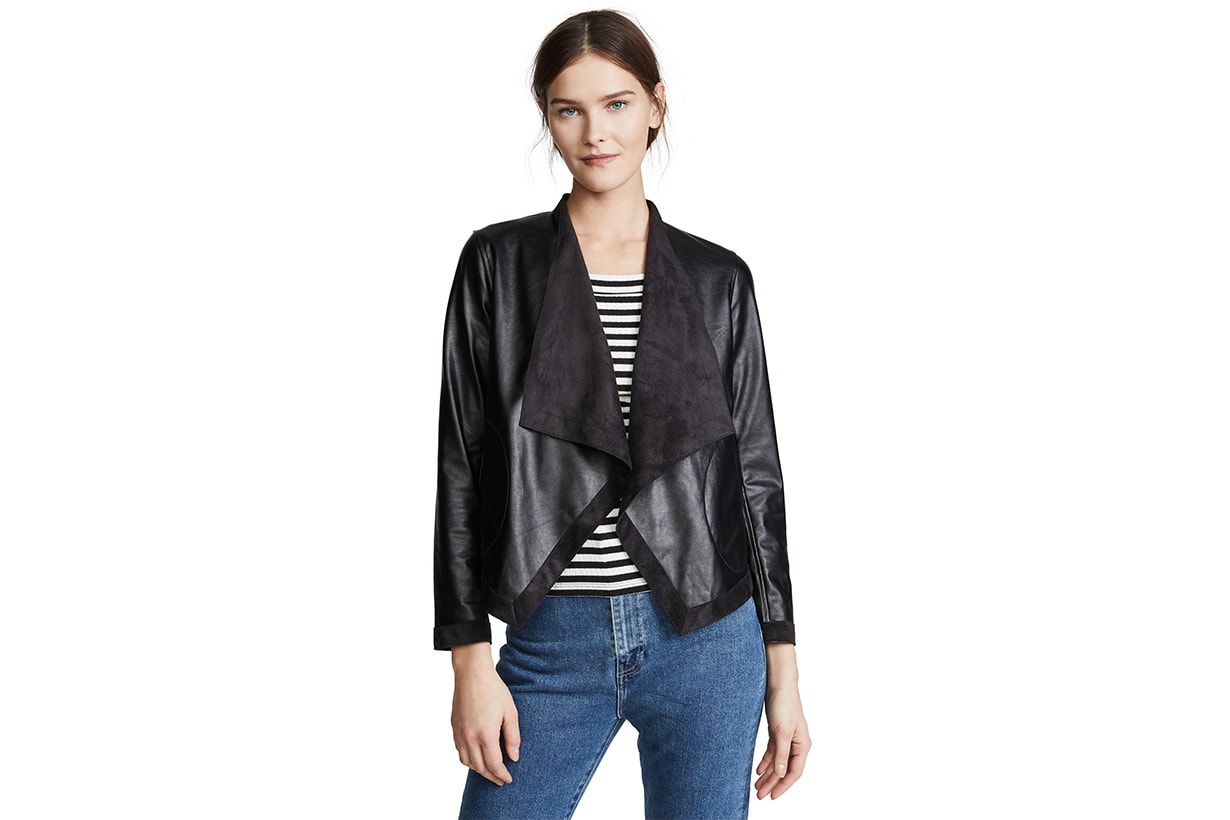 BB Dakota Teagan Reversible Drape Front Jacket