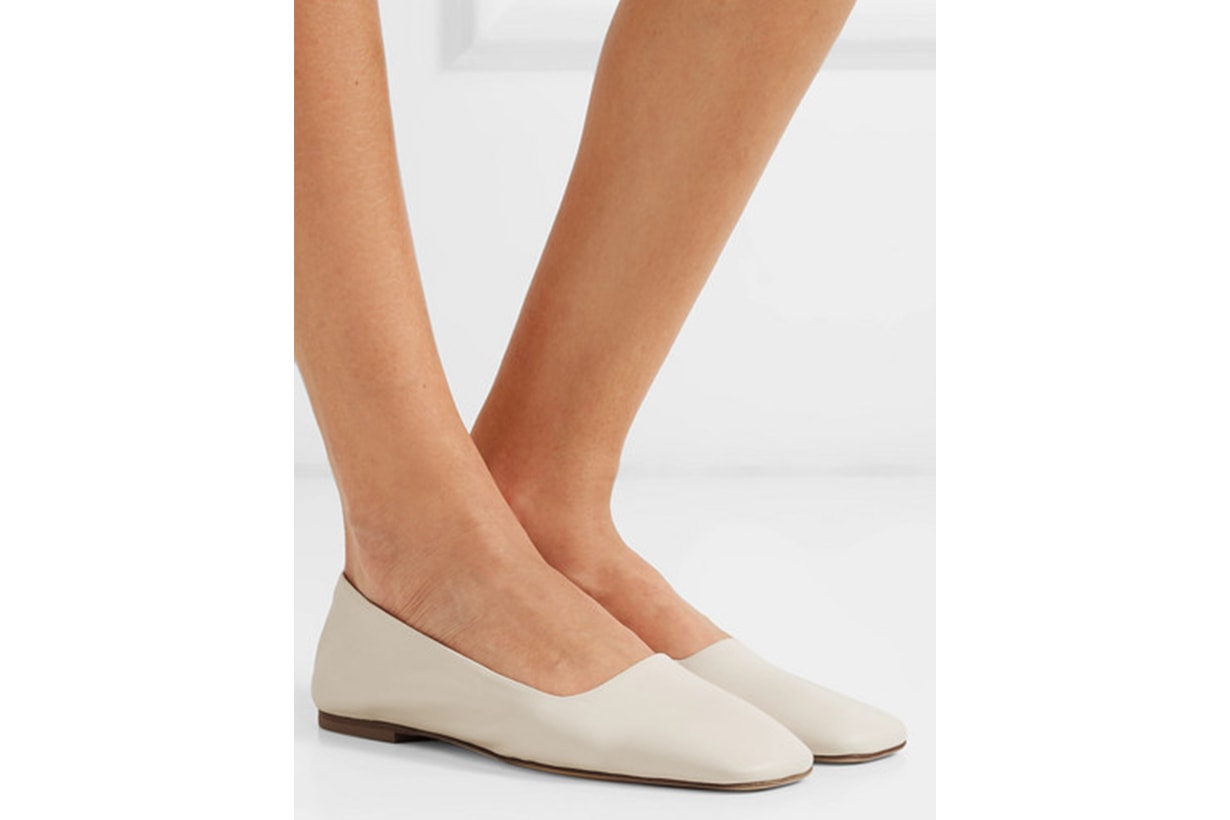 Beau Leather Ballet Flats