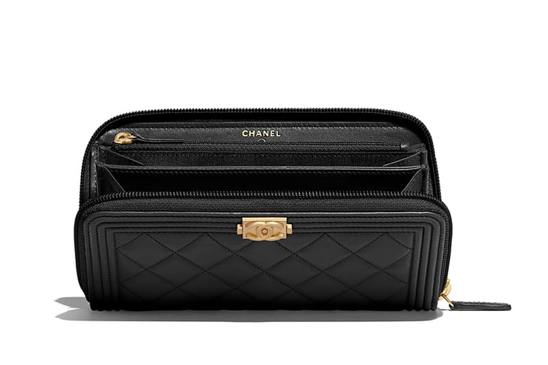 chanel BOY CHANEL Long Zipped Wallet