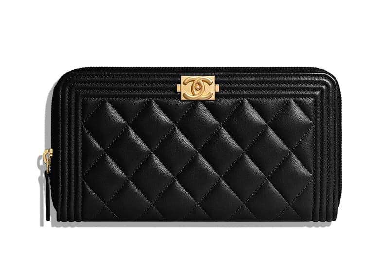 chanel BOY CHANEL Long Zipped Wallet