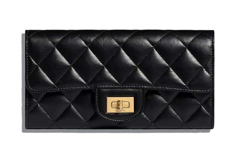 chanel long-flap-wallet-black
