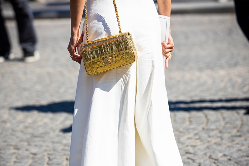 Chanel Golden Handbag-Street-Style