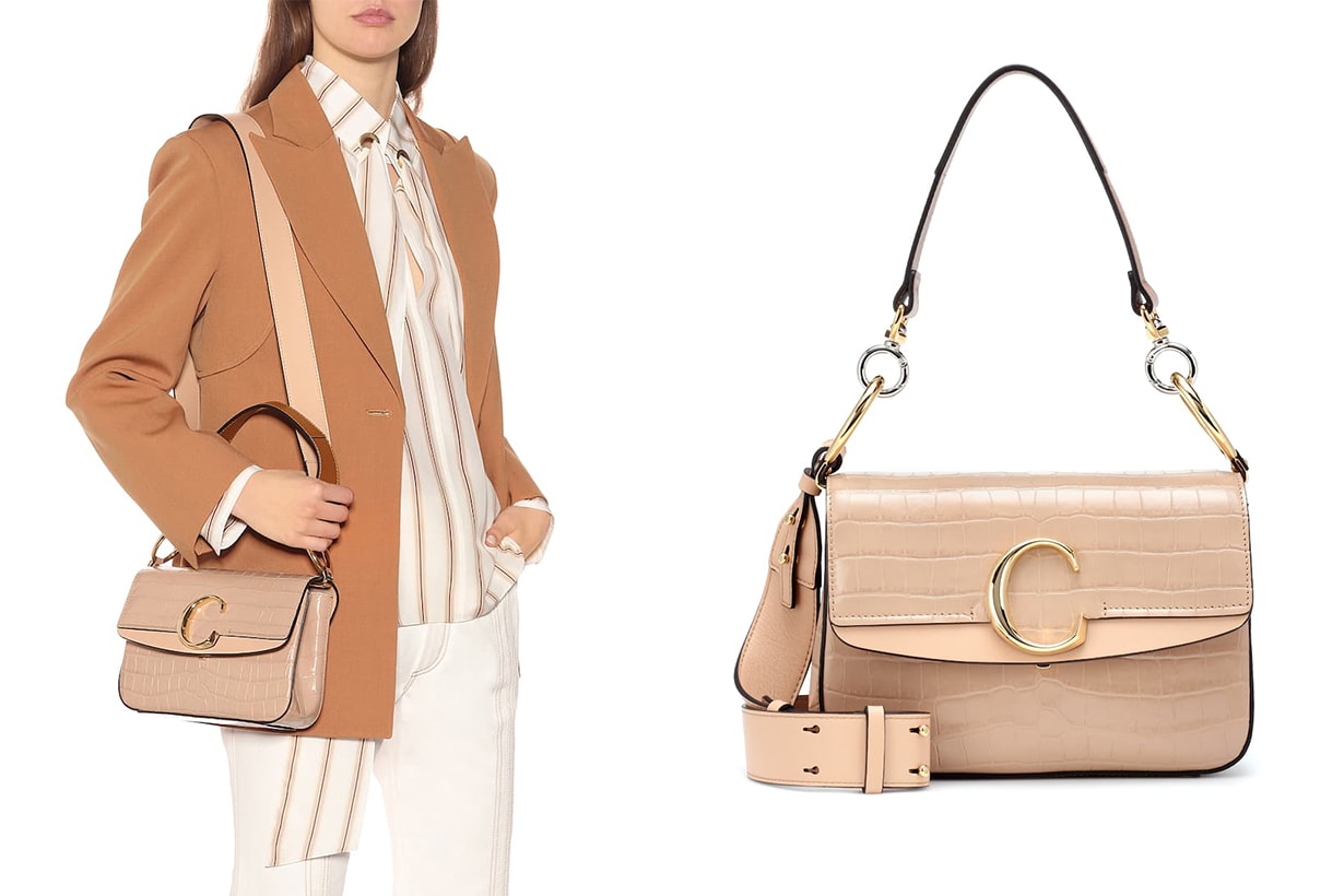Chloé C Small Leather Shoulder Bag