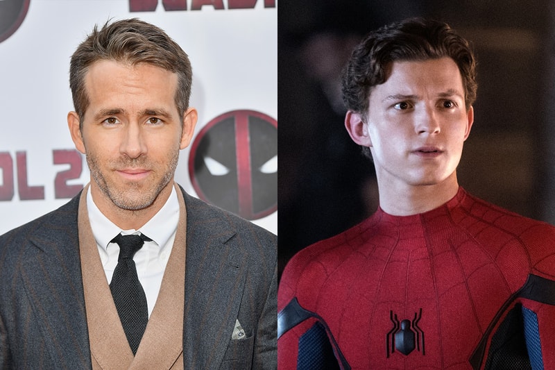 Spider-Man Tom Holland Deadpool Ryan Reynolds
