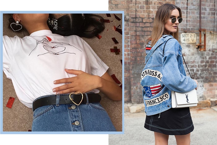 6 個牛仔半截裙穿搭提案:襯顏色絲襪,奇跡地好看!