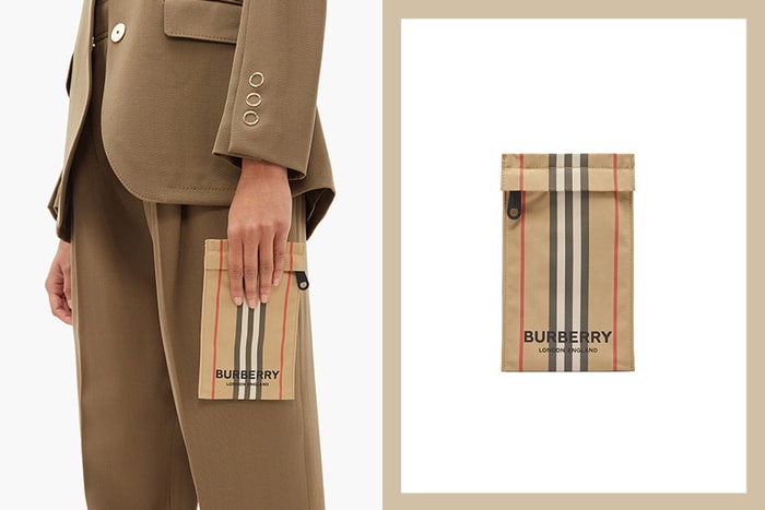 放進手機就出門：Burberry 推出最新「迷你袋」，回歸最經典條紋設計！