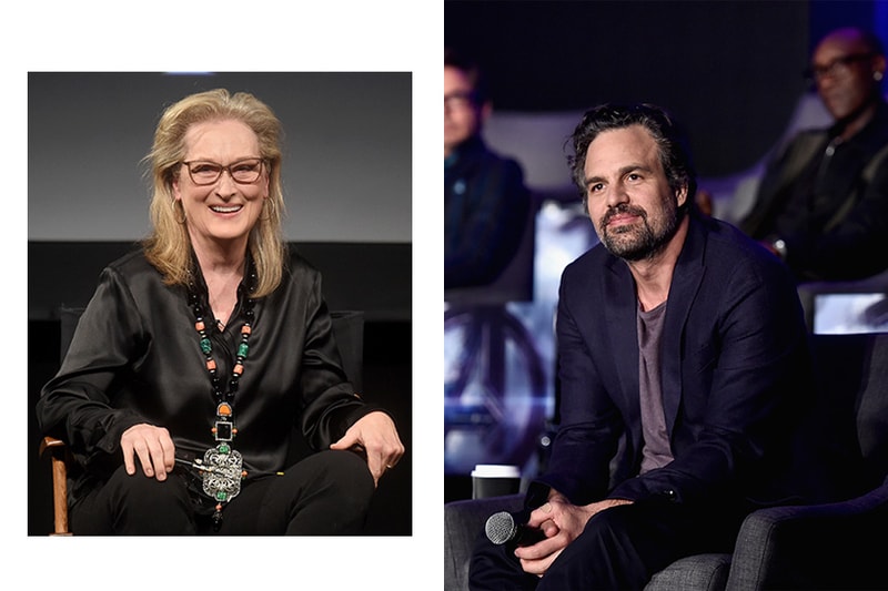 Meryl Streep kiss Mark Ruffalo in the TV show