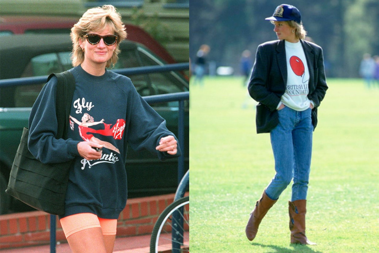 Princess Diana Sporty Look