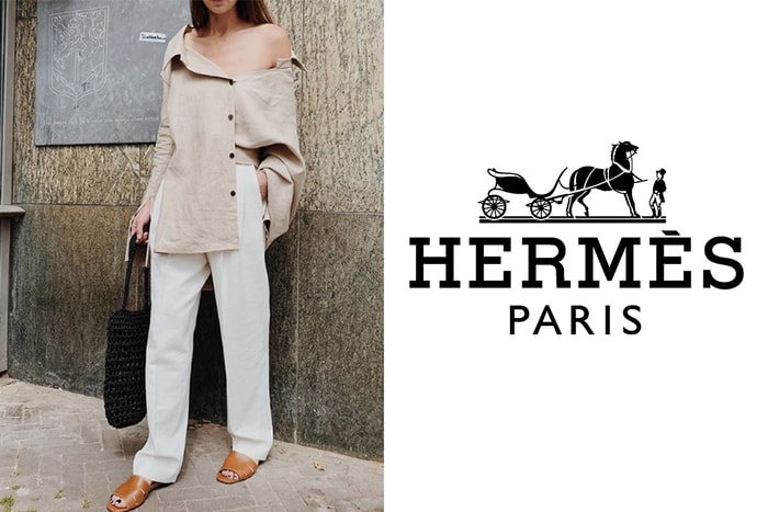 拖鞋可以有多貴氣?這一對新款,遠看已知是 Hermès 出品!