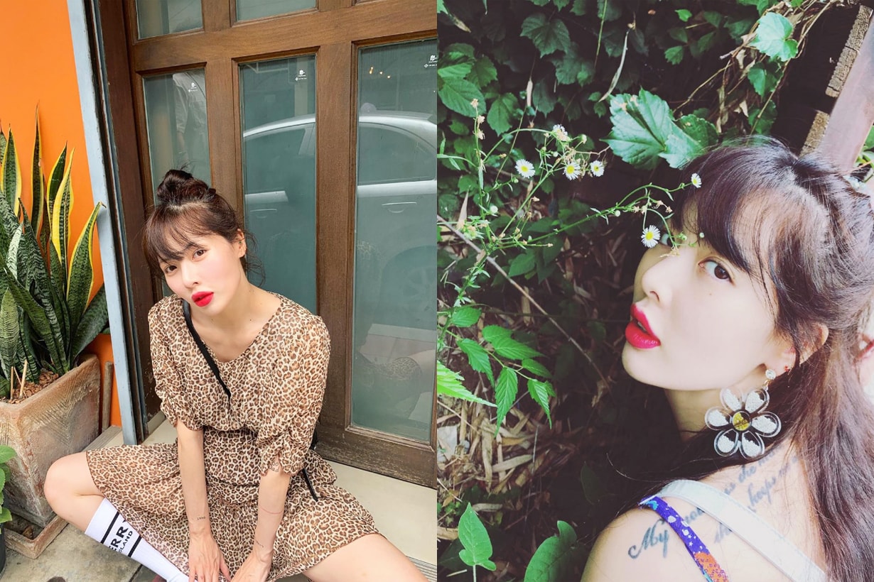 Hyuna Kim make free make less instagram photo video lip fillers plastic surgery korean netizens k pop korean idols celebrities singers