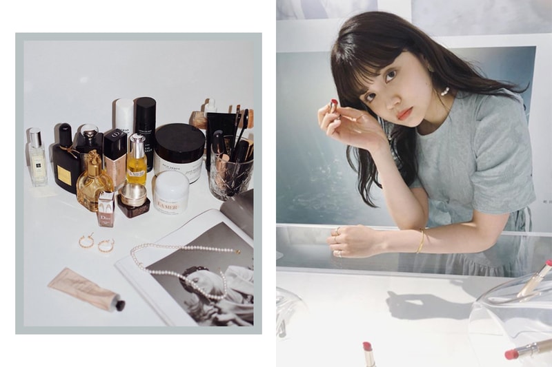 Japanese Model and Makeup Products