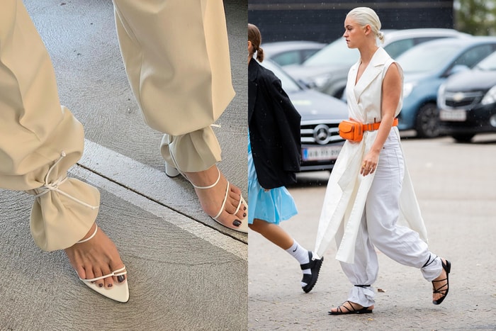 女生都有的「搭帶涼鞋+寬褲」,藏著讓你意想不到的小穿搭技巧!